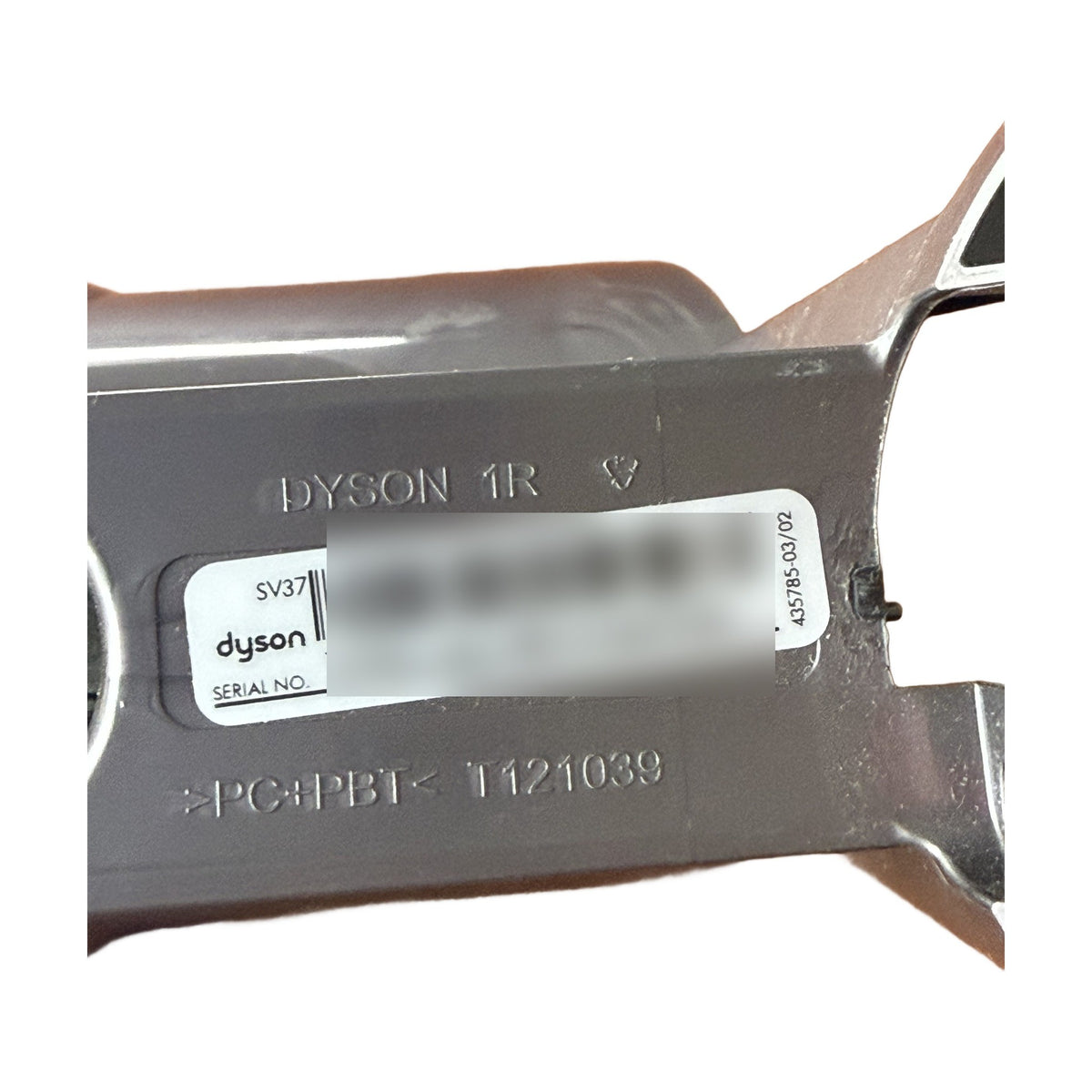 Dyson SV37 model label