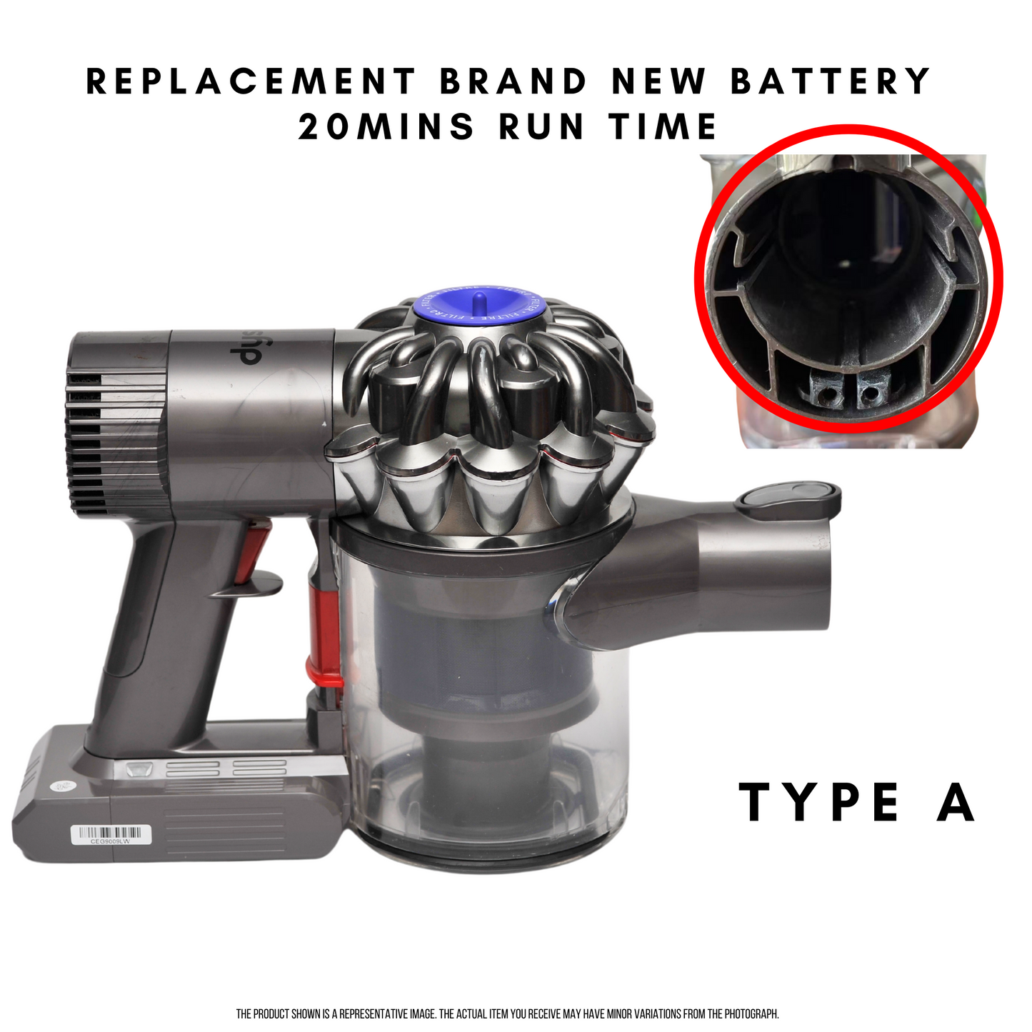 Geninue Refurbished Dyson V6 Vacuum Main Motor Unit Body