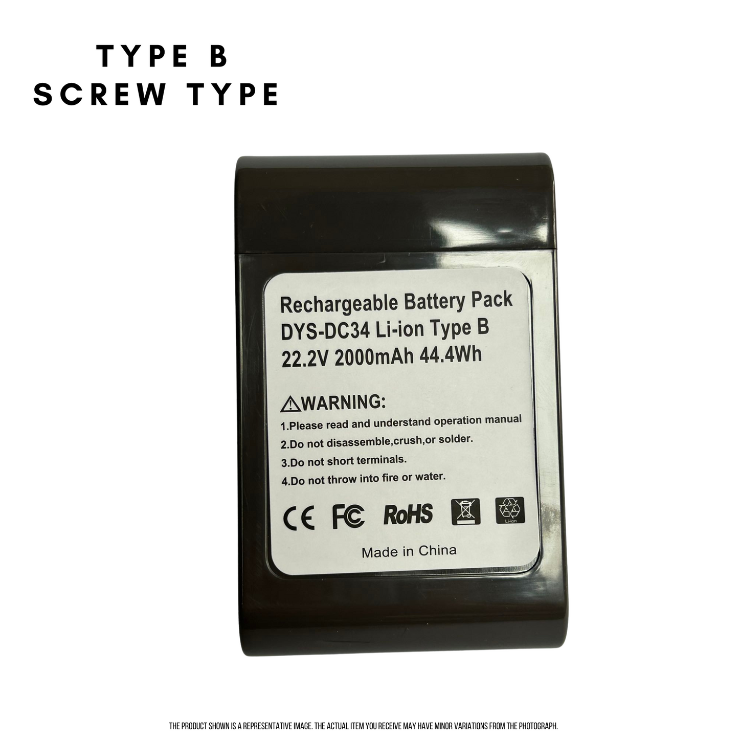Type B Brand New Replacement Battery For Dyson DC31, DC34, DC35, DC44 & DC45 - Dyson Revive