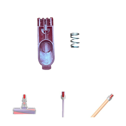 Replacement Red Release Button Catch & Spring for Dyson V6 V7 V8 V10 V11 V12 V15 Gen5 - All Wand & Tools Compatible